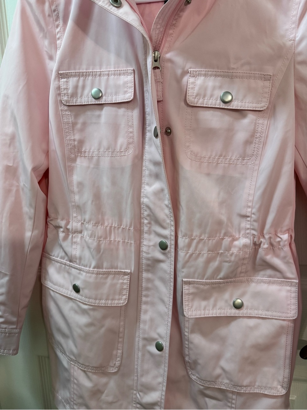 Talbots DRAWCORD RAINCOAT XS - Picture 11 of 16